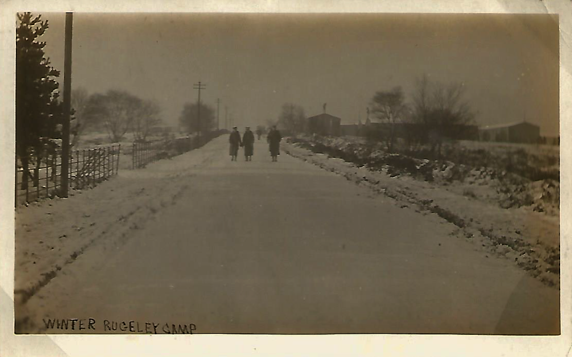 Winter Scene Rugeley Camp